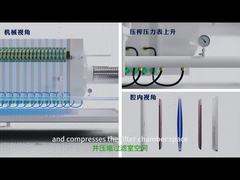 बेल्ट फिल्टर प्रेस औद्योगिक ग्रेड कीचड़ निर्जलीकरण उपकरण 24 घंटे लगातार संचालित होता है