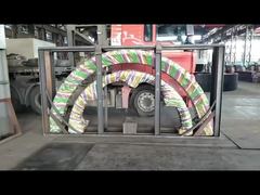 120 मीट्रिक टन सीमेंट बॉल मिल के लिए गिर्थ गियर मशीन के पुर्जे और स्पर गियर और रिंग गियर