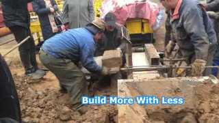 निर्माण सामग्री उत्पादन के लिए छोटी ईंट मशीन