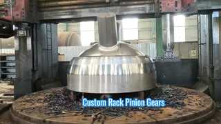 कस्टम रैक और पिनियन गियर्स उच्च सटीकता