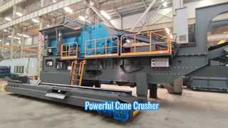 निर्माण के लिए शक्तिशाली हाइड्रोलिक शंकु कोल्हू