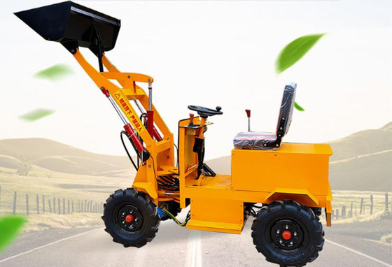 4 Wheel Drive Small Electric Loaders Mini Front End Loader Electric Wheel Loader