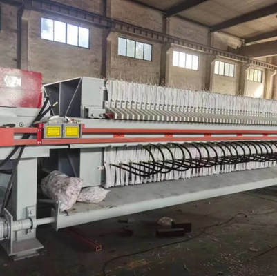 Stable Operation Manual Pull Plate Hydraulic Recessed Filter Press