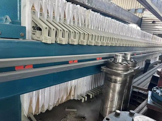 Intelligent Walking Filter Press With Automatic Filter Cloth Correction System