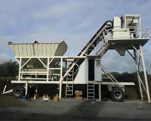 JS Mobile Forced Mixing Plant No Foundation Required Mobile Batching Plant Cement Plant Equipments