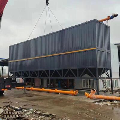 Cement Plant Equipments Mining Use Horizontal Cement Silo Stable Structure Horizontal Cement Tank For Cement Powder Storage