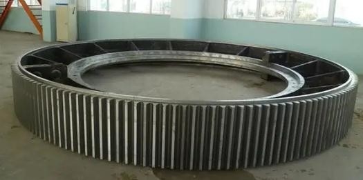 खनन मिल और रोटरी भट्ठा के लिए रिंग गियर मिल गर्थ गियर ओब्लिक टूथ