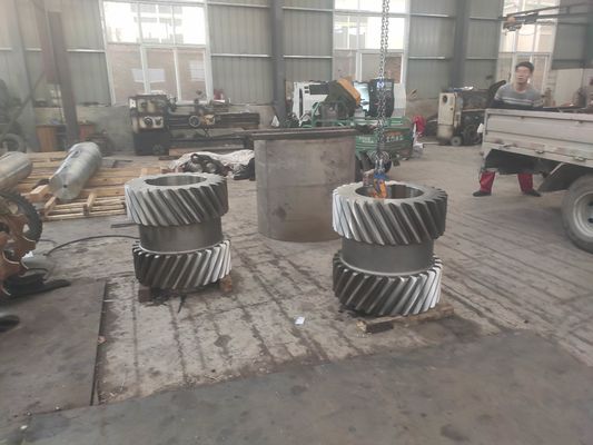 दांतों की अनुकूलित संख्या के साथ अनुकूलित दबाव कोण बेवल पिनियन