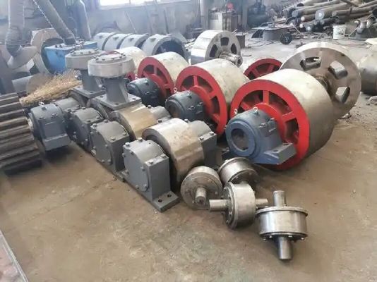 अनुकूलित उच्च तापमान प्रतिरोधी रोटरी kiln idler रोलर गियर रिंग सहायक उपकरण