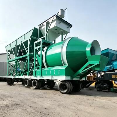 उच्च दक्षता JZM मोबाइल कंक्रीट मिक्सिंग प्लांट सीमेंट प्लांट उपकरण सटीक वजन ड्रम मिक्सिंग स्टेशन