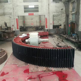 GB7233-87 स्पंज आयरन प्लांट GS42CrMo4 मिल गर्थ गियर और बॉल मिल गर्थ गियर फैक्ट्री