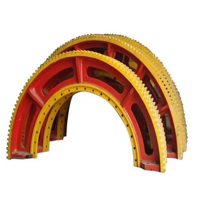 रोटरी भट्ठा कास्टिंग स्टील HRC55 स्पर मिल गिर्थ गियर और बॉल मिल गिर्थ गियर CITIC HIC फैक्टरी मूल्य