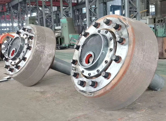 LGSM हाई मैंगनीज स्टील ग्राइंडिंग 1000t / H मिल रोलर CITIC HIC मशीन पार्ट्स