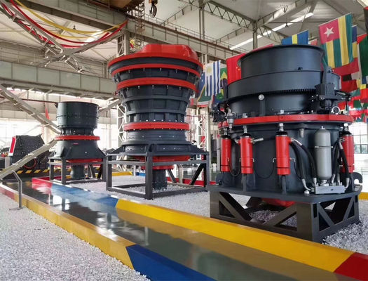 कंक्रीट स्प्रिंग मोबाइल कोन 1200TPH स्टोन क्रेशर मशीन