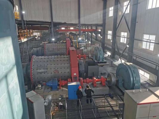 गीले और सूखे अयस्कों के लिए बड़ी क्षमता सिलेंडर 500tph अयस्क पीस मिल