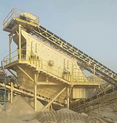 मल्ला वाइब्रेटरिया सैंड वाइब्रेशन सेपरेटर चलनी 100TPH रैखिक कंपन स्क्रीन