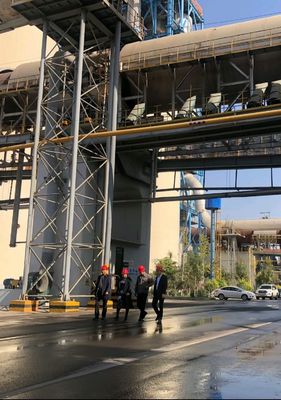 खनिज प्रक्रिया अनुप्रयोगों के लिए 6.0x95m 12000t / d सीमेंट रोटरी भट्ठा