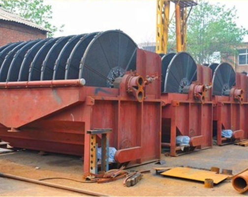 उच्च डिग्री 0.2-45 M3 रोटरी डिस्क फ़िल्टर स्वचालन फ़िल्टर केक सुखाने