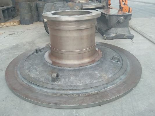 स्वनिर्धारित 485MPA कास्टिंग स्टील एंड कैप बॉल मिल एंड कवर और मिल एंड कैप, मिल एंड्स