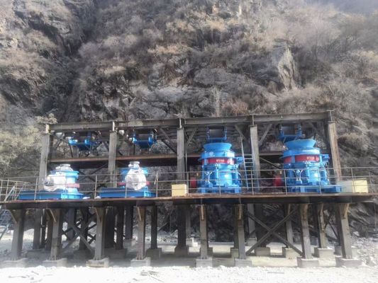 35-460 मिमी हार्ड स्टोन क्रेशर मशीन मोबाइल शंकु कोल्हू